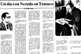 Un día con Neruda en Temuco