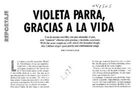 Violeta Parra, gracias a la vida