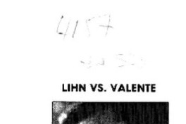 Lihn vs. Valente.