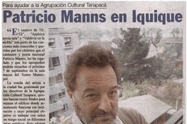Patricio Manns en Iquique.