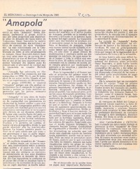 "Amapola"