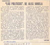 "Los políticos", de Alex Varela