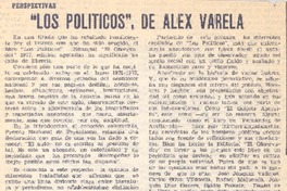 "Los políticos", de Alex Varela