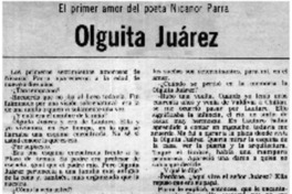 Olguita Juárez: [entrevista]