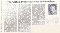 Tito Castillo Premio Nacional de Periodismo