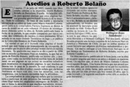 Asedios a Roberto Bolaño