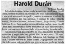 Harold Durán