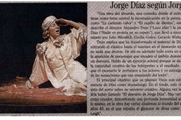 Jorge Díaz según Jorge Díaz.