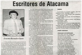 Escritores de Atacama