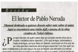 El lector de Pablo Neruda