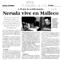 Neruda vive en Malleco