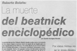 La muerte delbeatnick enciclopédico