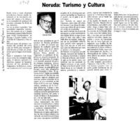 Neruda : Turismo y cultura