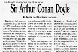 Sir Athur Conan Doyle