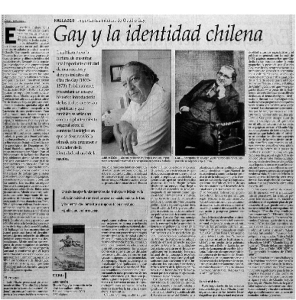 Gay y la identidad chilena