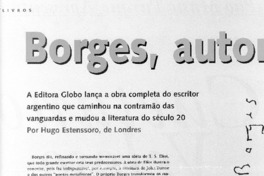 Borges, autor de Borges