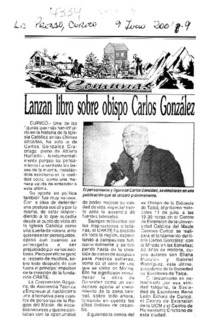 Lanzan libro sobre Obispo Carlos González