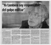 Yo también soy responsable del golpe militar"