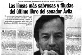 Las líneas más sabrosas y fluidas del último libro del senador Ávila