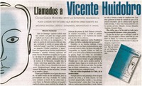 Llamados a Vicente Huidobro