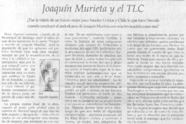 Joaquín Murieta y el TLC