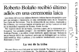 Roberto Bolaño recibió último adiós en una ceremonia laica.