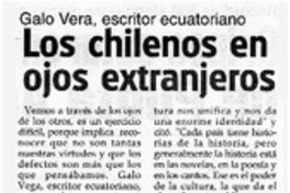 Los chilenos en ojos extranjeros