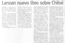 Lanzan nuevo libro sobre Chiloé.