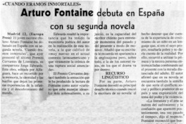 Arturo Fontaine debuta en España con su segunda novela