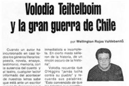 Volodia Teitelboim y la gran guerra de Chile