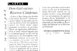 Don Galvarino Riveros Cárdenas