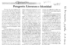 Patagonia, literatura e identidad