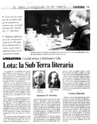 Lota: la Sub Terra literaria.