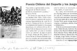 Poesía chilena del deporte y los juegos.