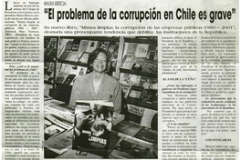 El problena de la corrupción en Chile es grave" : [entrevistas]