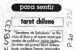 Tarot chileno.