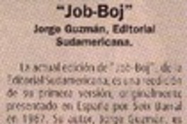 Libro del día : "Job-Boj"