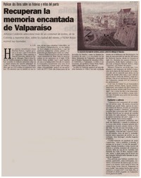 Recuperan la memoria encantada de Valparaíso