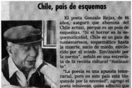 Chile, país de esquemas.