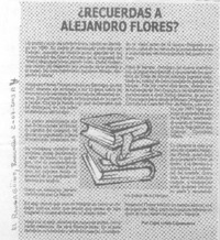 Recuerdas a Alejandro Flores?