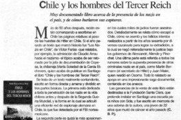 Chile y los hombres del Tercer Reich