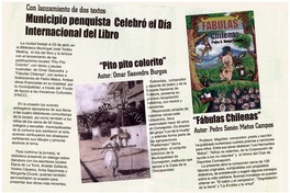 Municipio penquista celebró el Día Internacional del Libro.