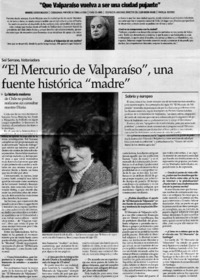 "El Mercurio de Valparaíso", una fuente histórica "madre" [entrevistas]