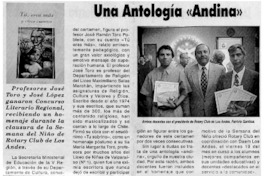 Una antología Andina