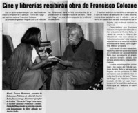 Cine y librerias recibirán obra de Francisco Coloane.