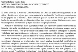 Historia contemporánea de Chile. Tomo V