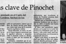 Nieto relata horas clave de Pinochet