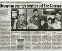 Recopilan escritos inéditos del Che Guevara.