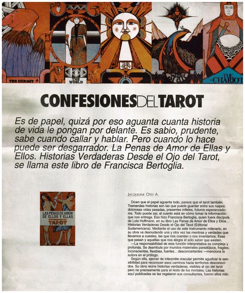 Confesiones del tarot