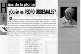¿Quién es Pedro Urdemales?